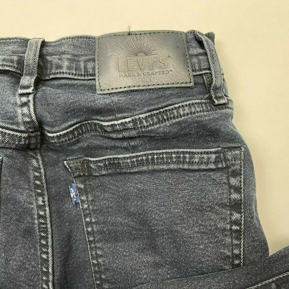 Levi's‎ Made Crafted Silver High Rise Skinny Jeans - Picture 12 of 12